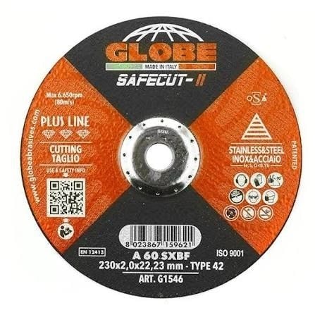 Globe Safecut 230mm Cutting Disc